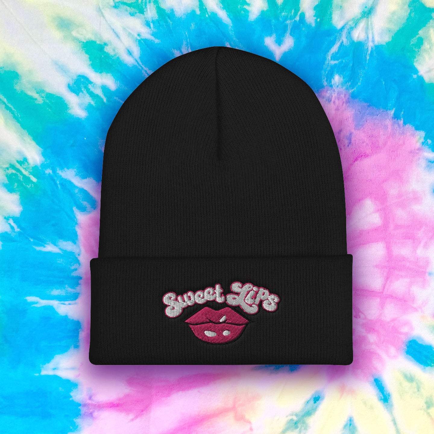 Sweet Lips Cuffed Beanie