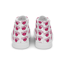 Load image into Gallery viewer, Sweet Lips Women’s high top canvas shoes
