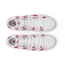 Load image into Gallery viewer, Sweet Lips Women’s high top canvas shoes
