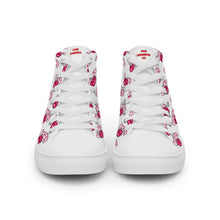 Load image into Gallery viewer, Sweet Lips Women’s high top canvas shoes
