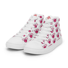 Load image into Gallery viewer, Sweet Lips Women’s high top canvas shoes
