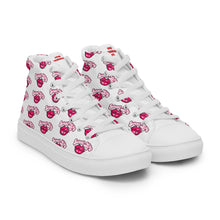 Load image into Gallery viewer, Sweet Lips Women’s high top canvas shoes
